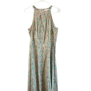 ANTONIO MELANI Multicolor Floral Maxi Dress Size 8 Garden Cottagecore Boho Ditzy